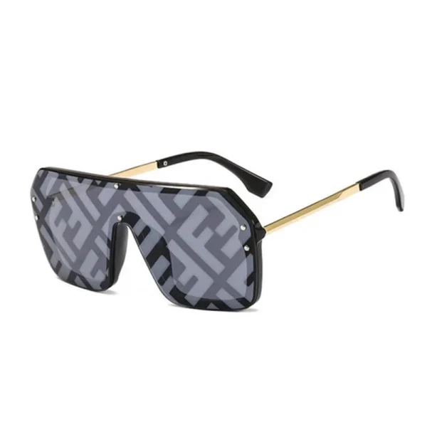 FDI - Fashion Watermark Conjoined Lens Sunglasses