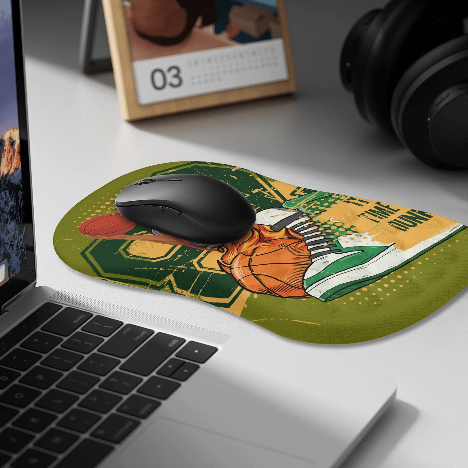 Comfortable Mouse Pad Wrist Support Wrist Rest for Office & Home - Image 3