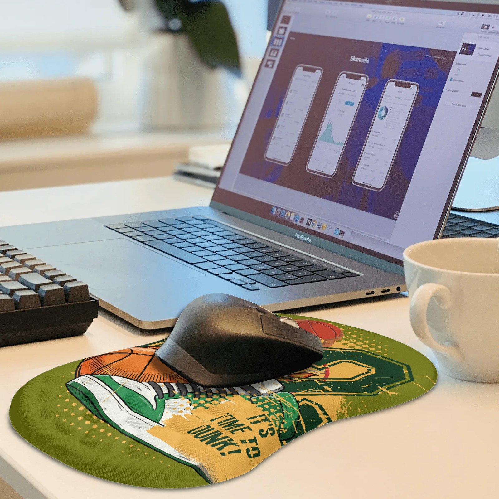 Comfortable Mouse Pad Wrist Support Wrist Rest for Office & Home - Image 6