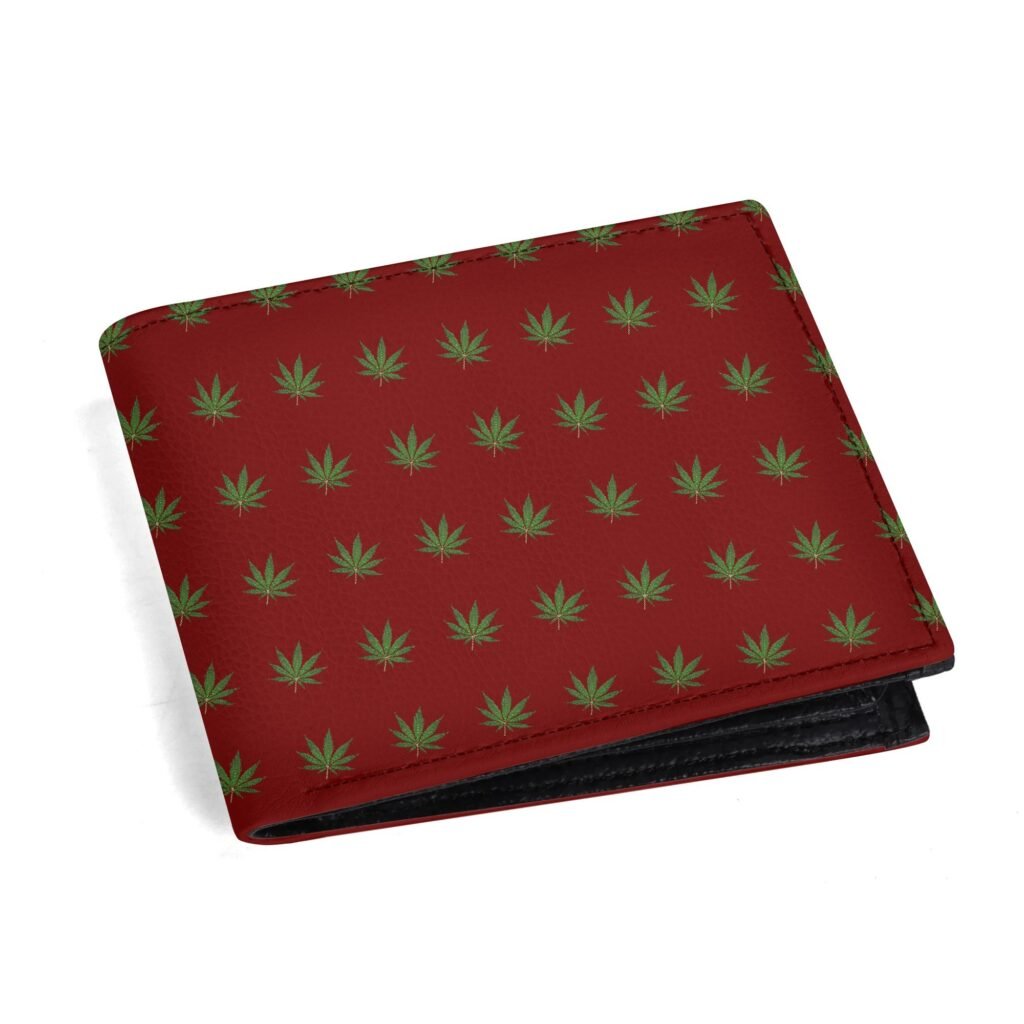 Home Men's Minimalist PU Leather Wallet Paper Folded Wallet