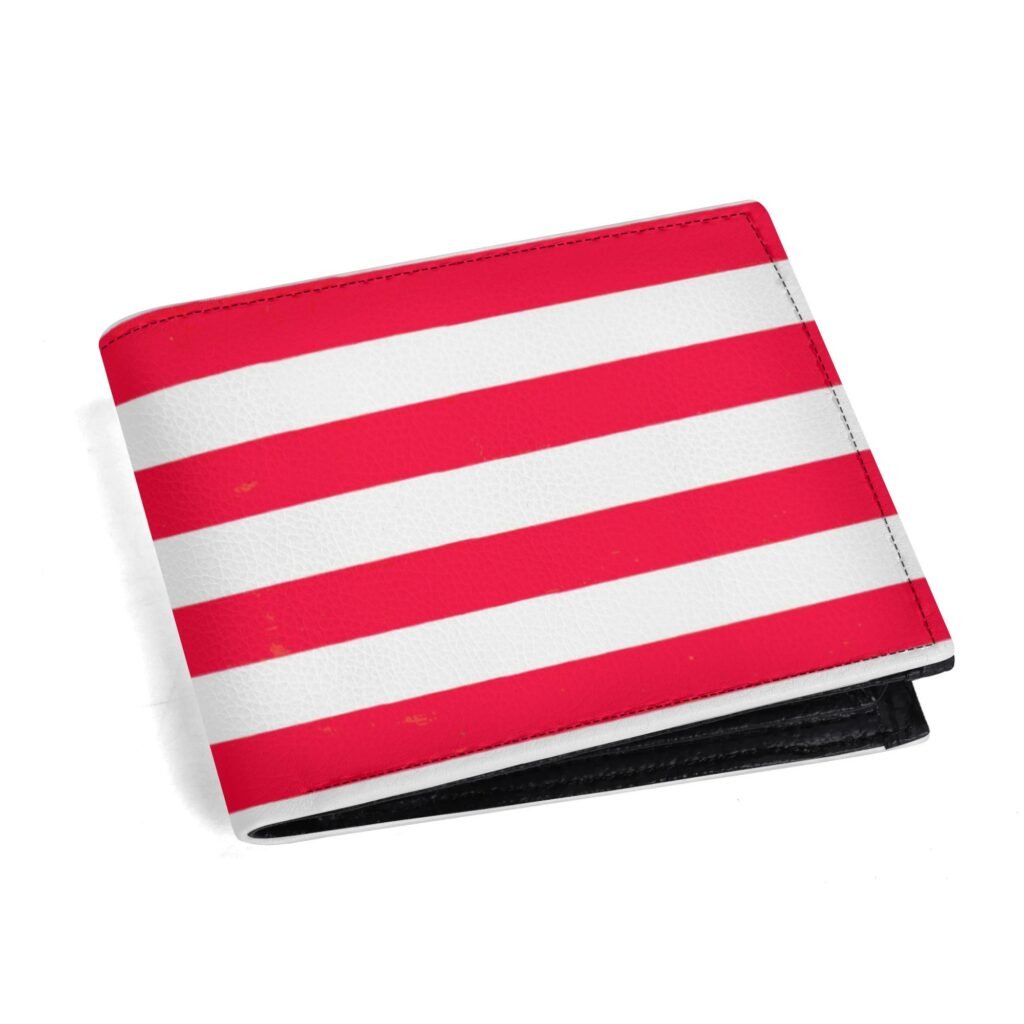 Home Men's Minimalist PU Leather Wallet Paper Folded Wallet