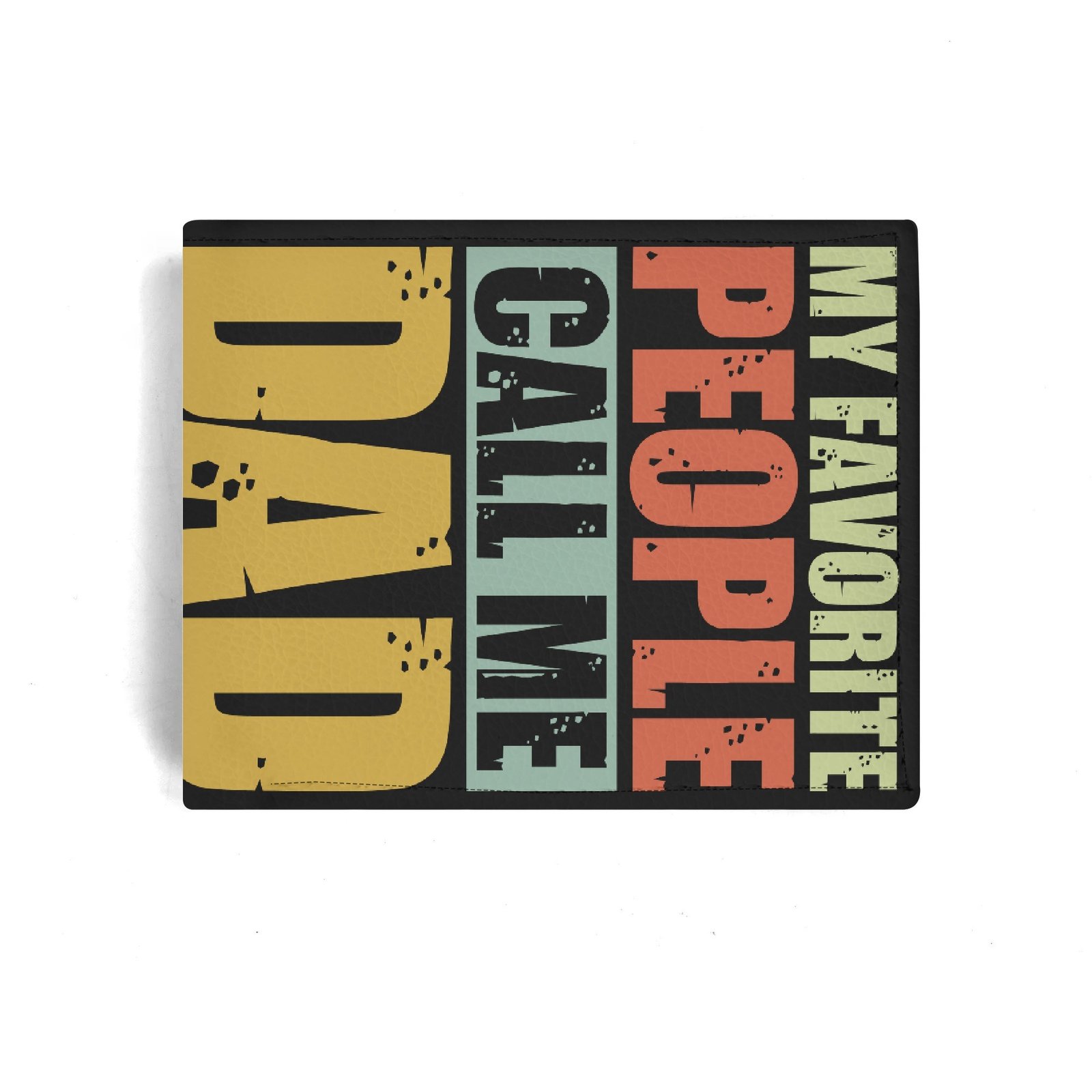 Men's Minimalist PU Leather Wallet Paper Folded Wallet - Image 2