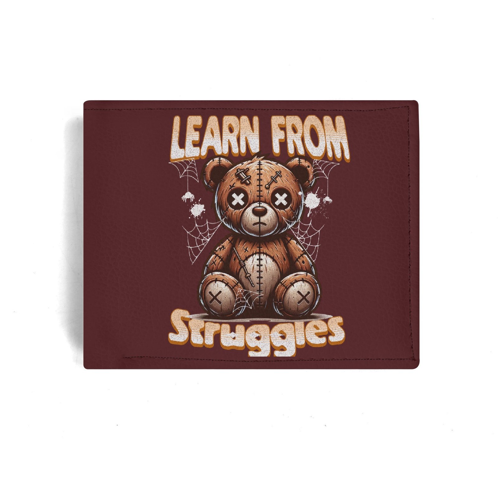 Men's Minimalist PU Leather Wallet Paper Folded Wallet - Image 2