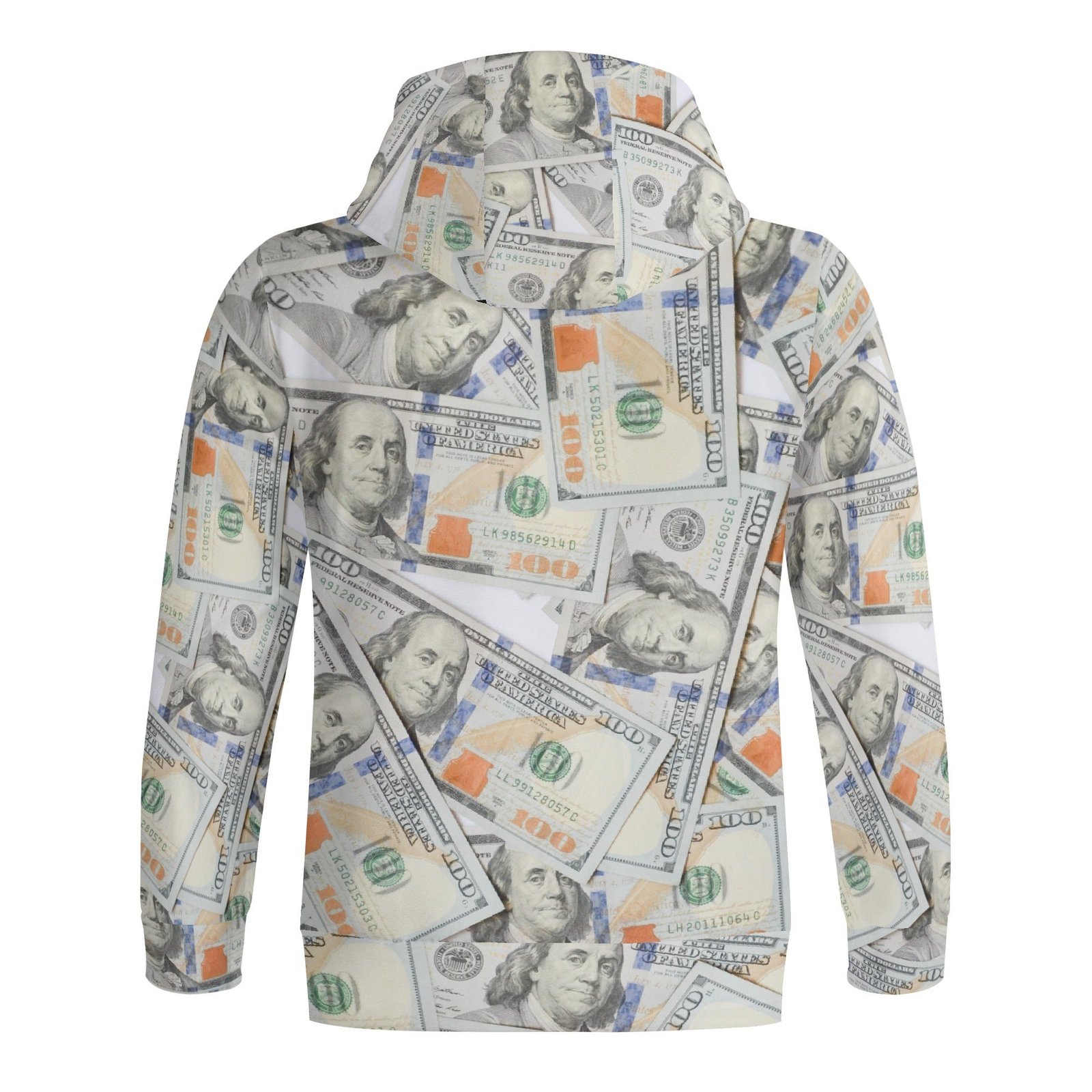 Adult Full Zip Turtleneck Hoodie Streetwear - Image 2