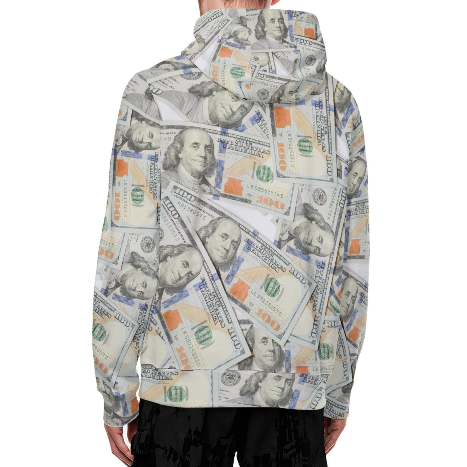 Adult Full Zip Turtleneck Hoodie Streetwear - Image 4