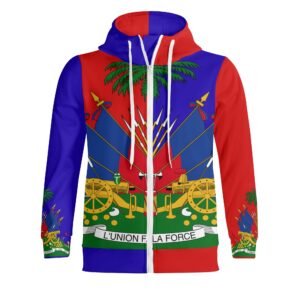 Adult Full Zip Turtleneck Hoodie Streetwear