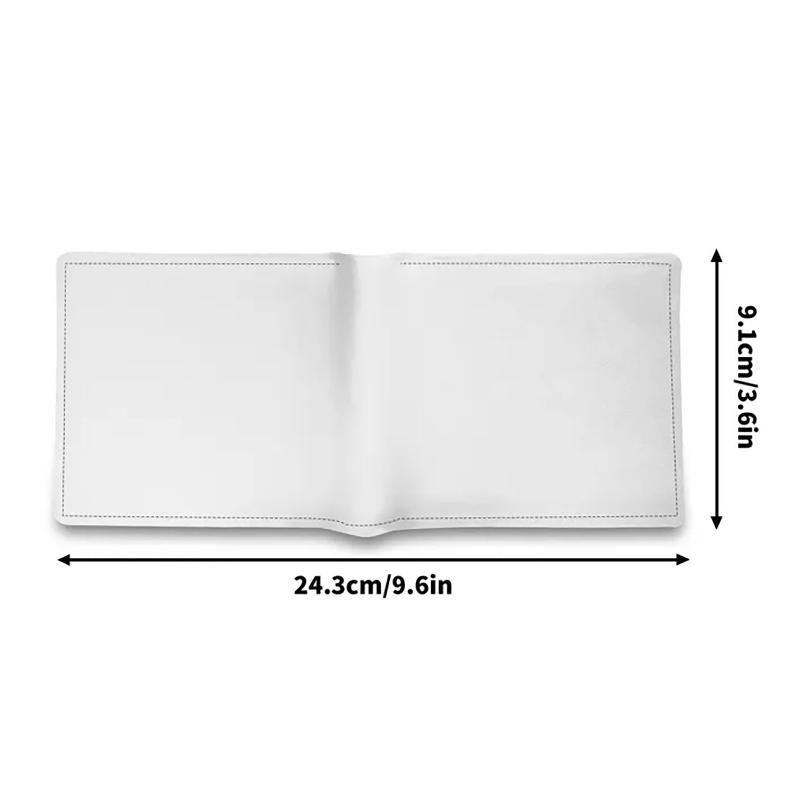 Men's Minimalist PU Leather Wallet Paper Folded Wallet - Image 8