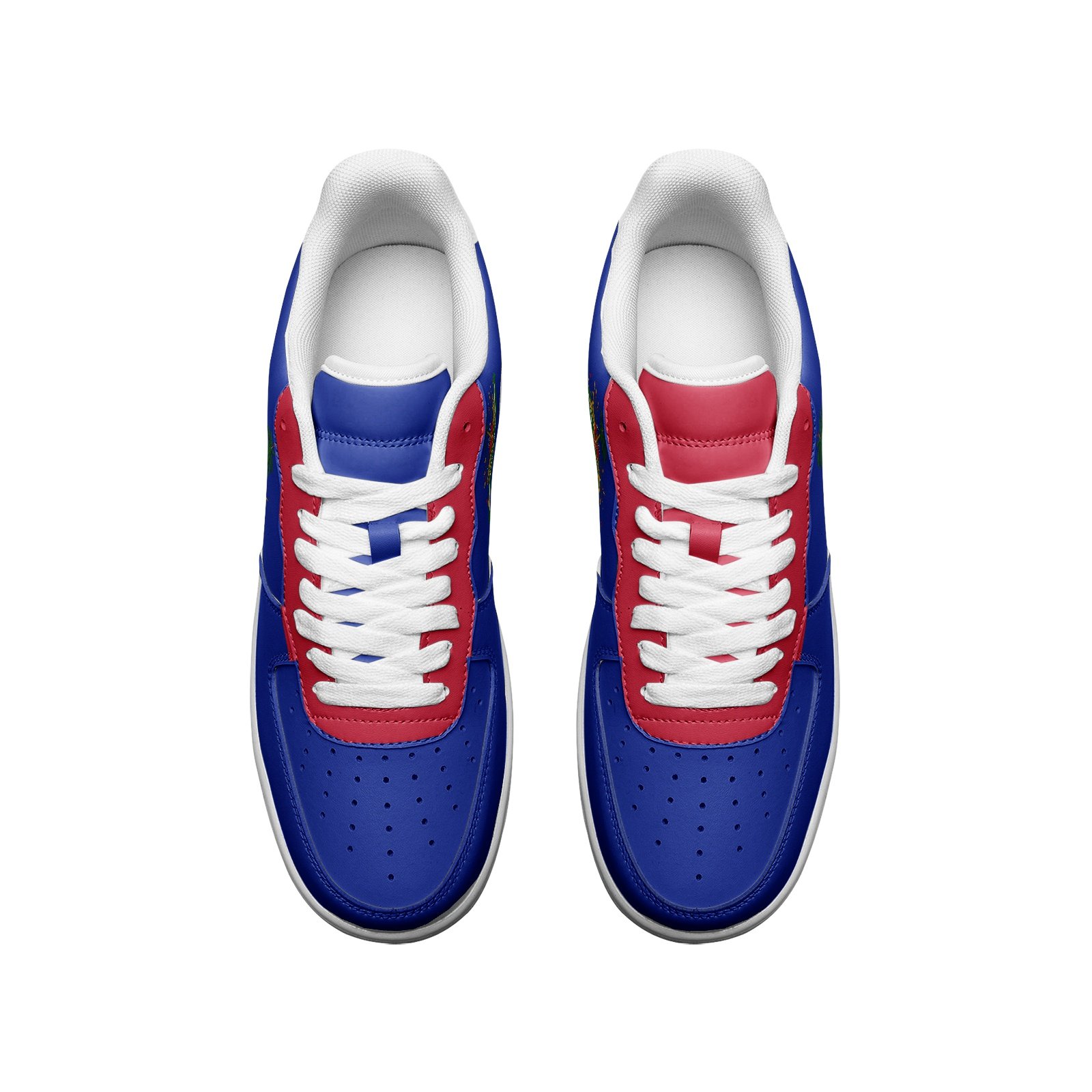 Unisex Low Top Leather Sneakers - Image 3