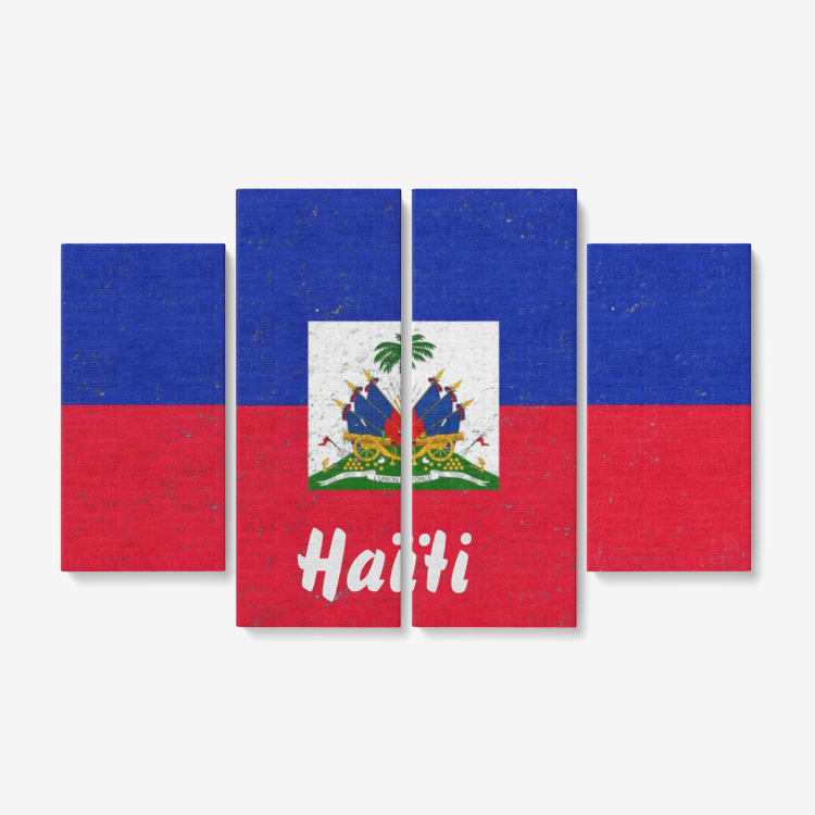 4 Piece Canvas Wall Art for Living Room - Framed Ready to Hang 4x12"x32