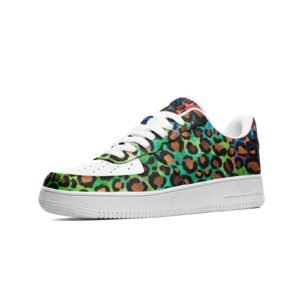 Unisex Low Top Leather Sneakers-Pattern