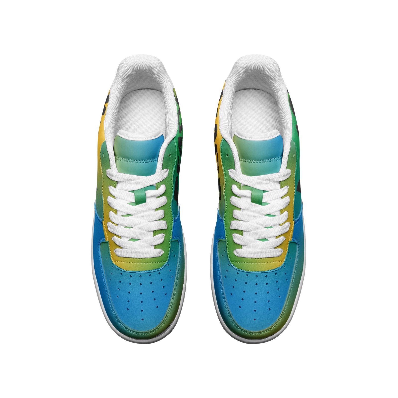 Unisex Low Top Leather Sneakers- PEACE&LOVE - Image 3