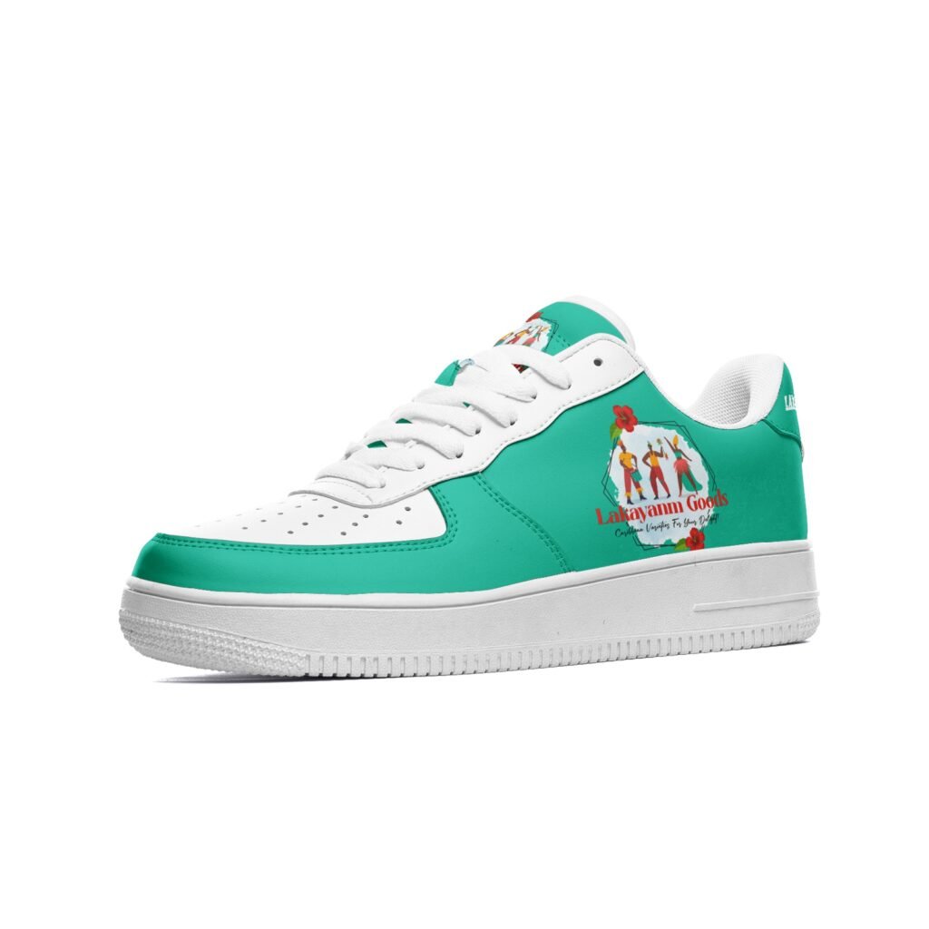Unisex Low Top Leather Sneakers- LAKAYANM GOODS
