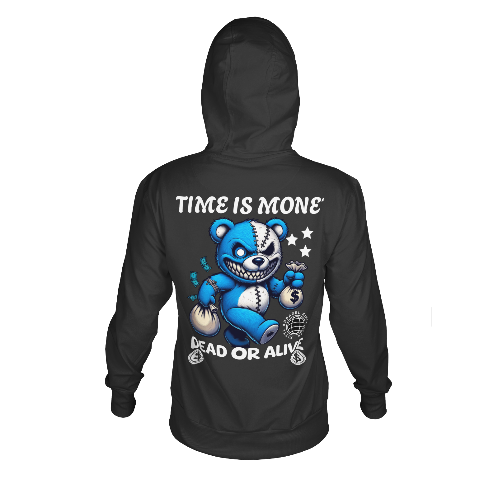 Men's Pullover Premium Hoodie_Time is Money - Image 2