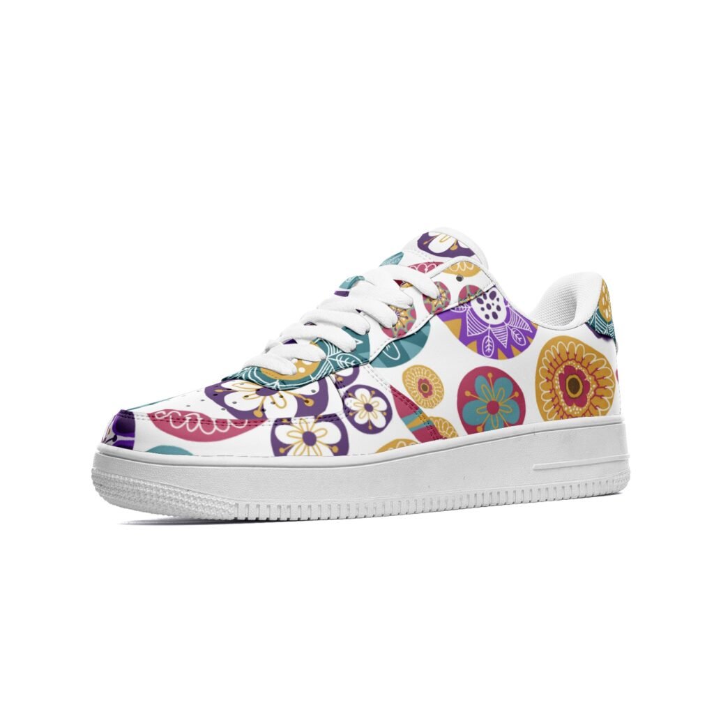 Home Unisex Low Top Leather Sneakers #6