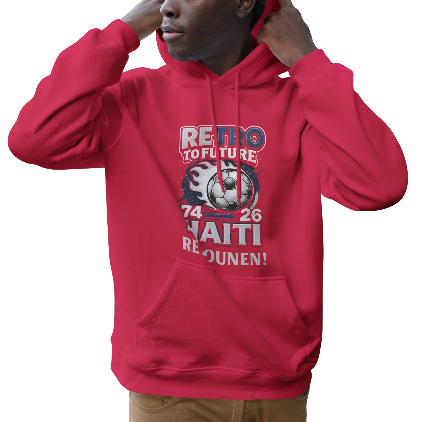 Men's Soft Cotton Hoodies_Haiti WorldCup - Image 6
