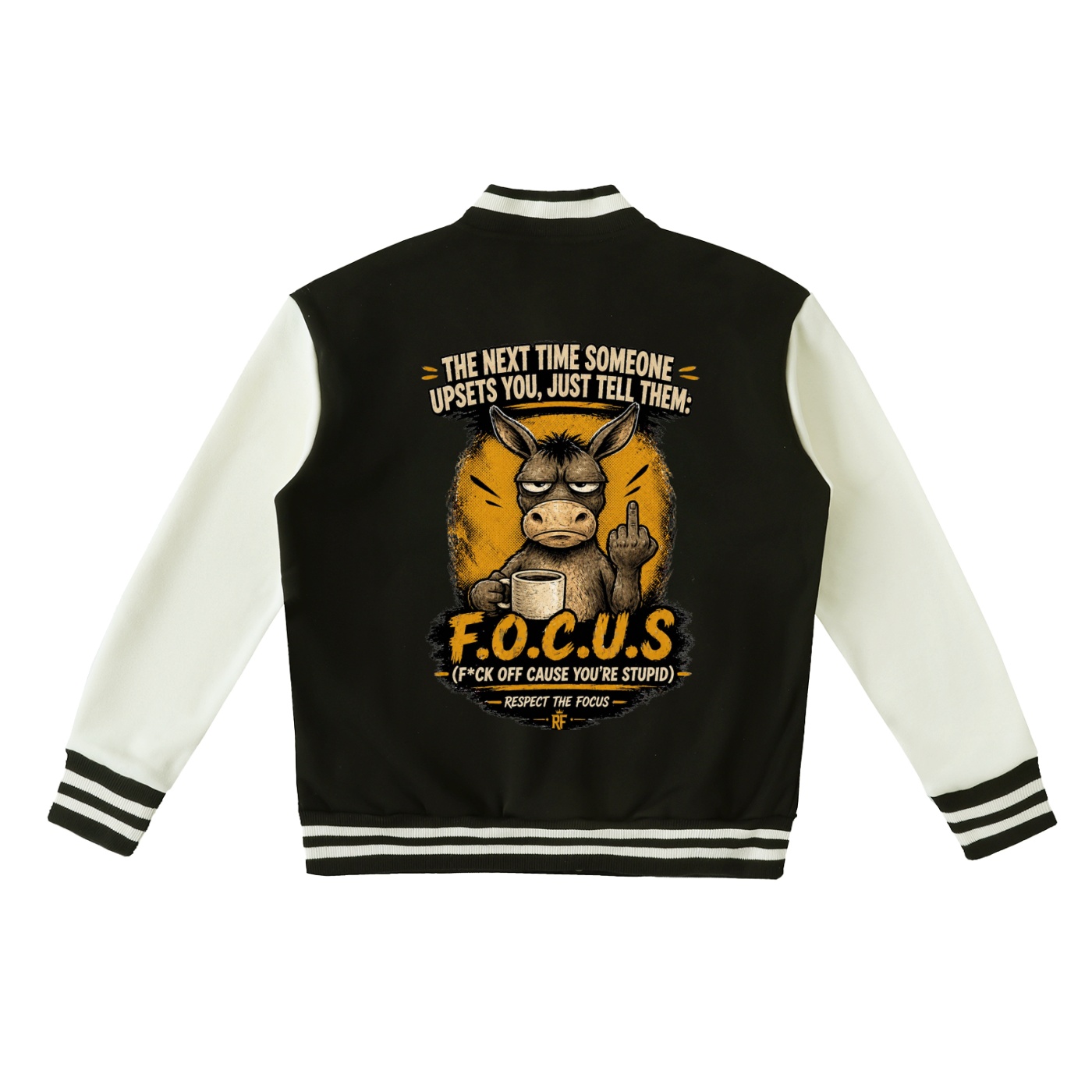 Two-Tone Fleeced Varsity Jacket - Image 2