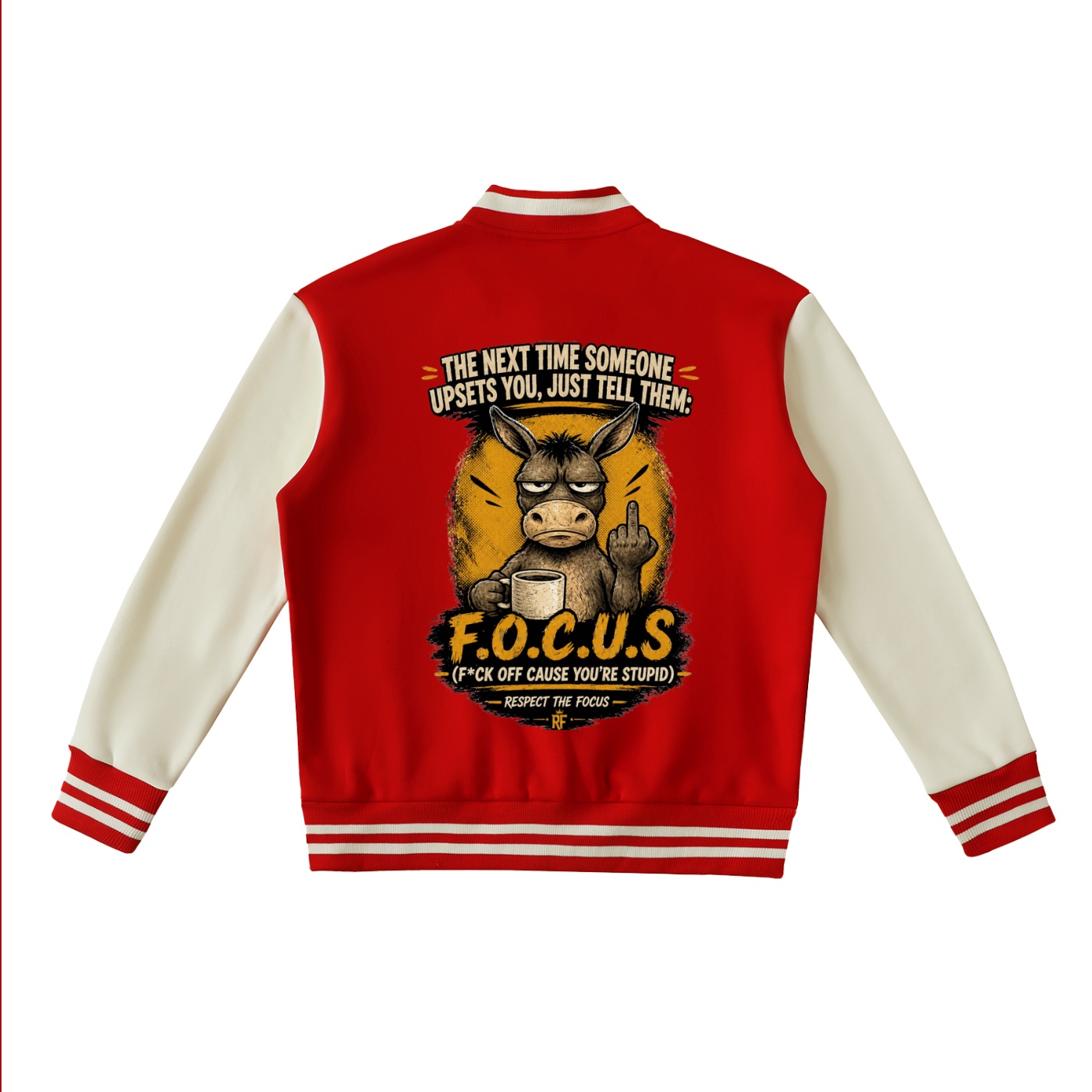 Two-Tone Fleeced Varsity Jacket - Image 4