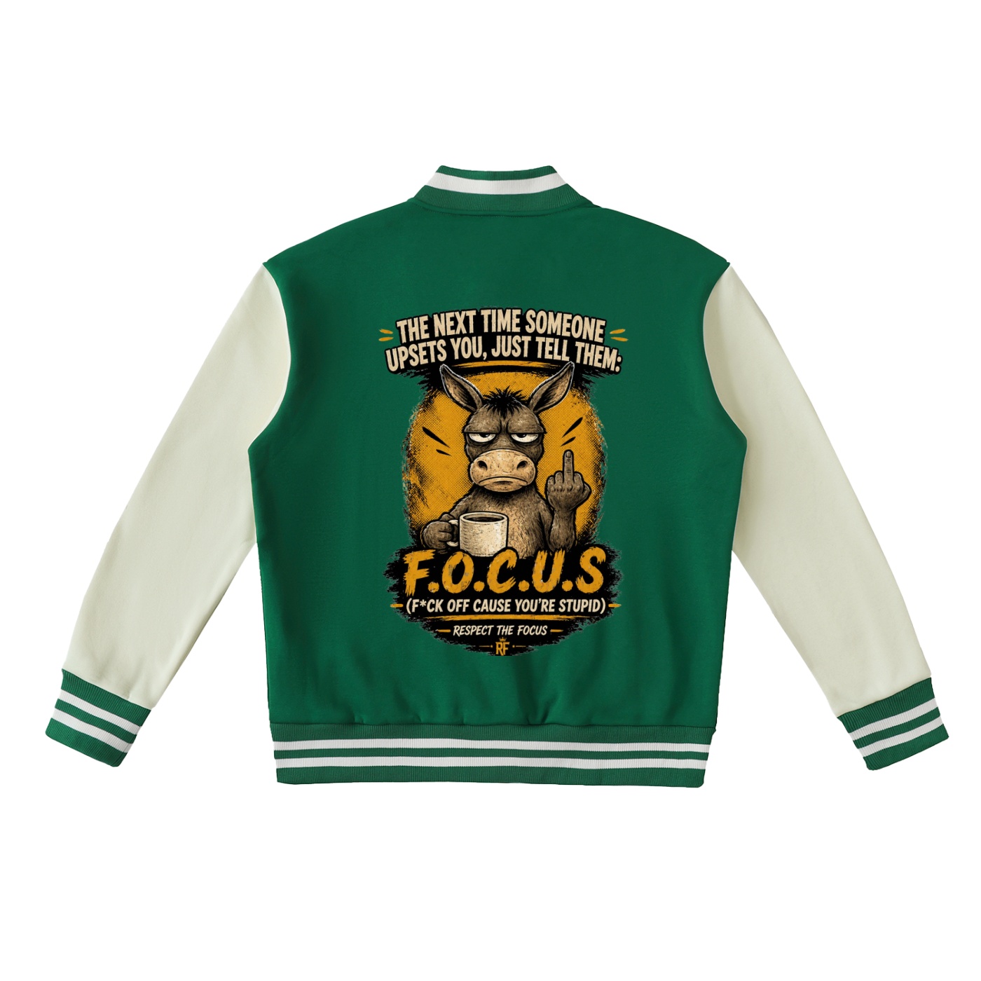Two-Tone Fleeced Varsity Jacket - Image 6
